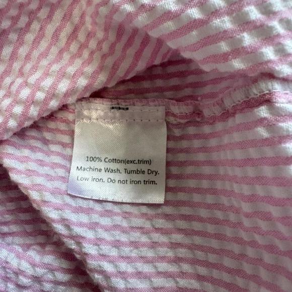 Lil Cactus Girls Dress Size 5T – Pink &‎ White Striped Vintage-Style Sundress - Picture 5 of 6